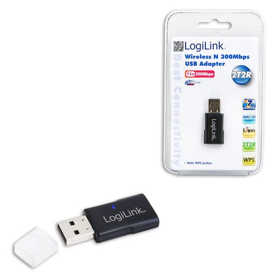 LogiLink Wireless N 300 Mbps USB Adapter - Network adap | WL0086B