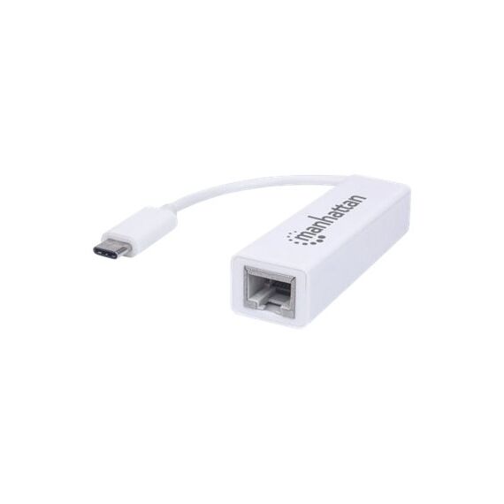 Manhattan USB-C to Gigabit (10/100/1000 Mbps) Network Ad | 507585