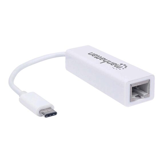 Manhattan USB-C to Gigabit (10/100/1000 Mbps) Network Ad | 507585