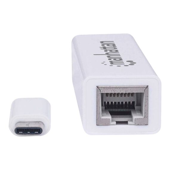 Manhattan USB-C to Gigabit (10/100/1000 Mbps) Network Ad | 507585