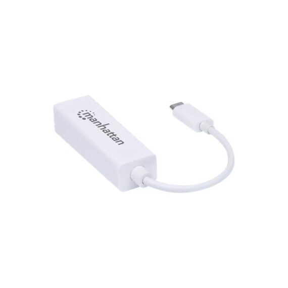 Manhattan USB-C to Gigabit (10/100/1000 Mbps) Network Ad | 507585