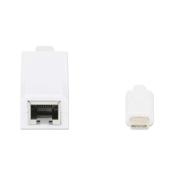 Manhattan USB-C to Gigabit (10/100/1000 Mbps) Network Ad | 507585