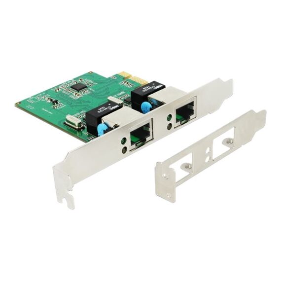 DeLock PCI Express Card &gt 2 x Gigabit LAN - Network ada | 89999