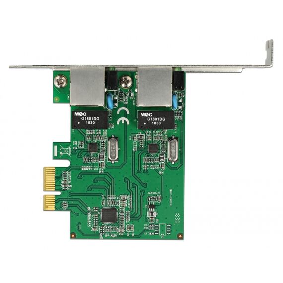 DeLock PCI Express Card &gt 2 x Gigabit LAN - Network ada | 89999