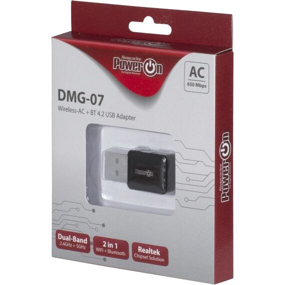 Inter-Tech DMG-07 - Network adapter - USB 2.0 - Wi-Fi  | 88888146