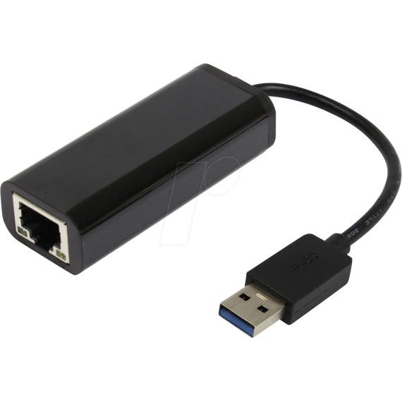 ALLNET ALL0173Gv2 / USB Type-A 3.0 / RJ-45 / Black