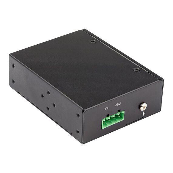 StarTech.com PoE+ Industrial Fiber to Ethernet Medi | IMC1GSFP60W