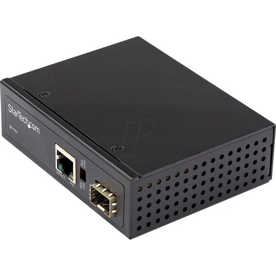 StarTech.com PoE+ Industrial Fiber to Ethernet Medi | IMC1GSFP60W