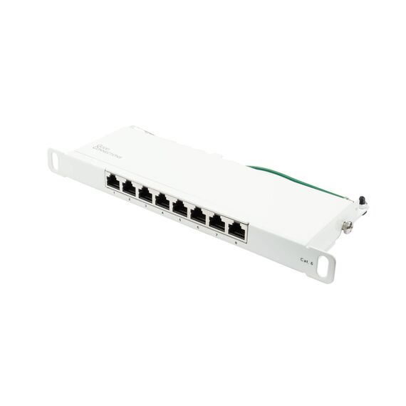 Alcasa GC-N0125 / Gigabit Ethernet / RJ-45 / Cat6 / White / Steel