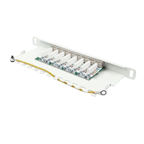 Alcasa GC-N0125 / Gigabit Ethernet / RJ-45 / Cat6 / White / Steel