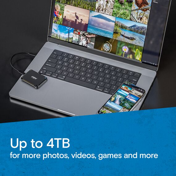 Crucial X9 - SSD - 4 TB - external (portable) - US | CT4000X9SSD9