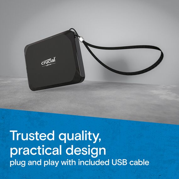 Crucial X9 - SSD - 4 TB - external (portable) - US | CT4000X9SSD9