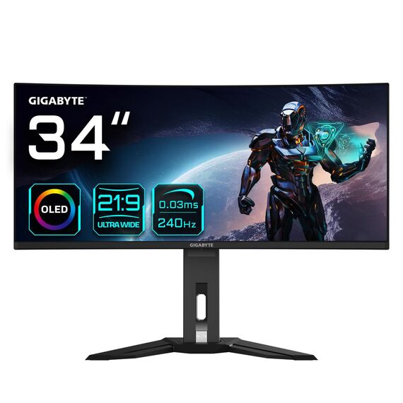 Gigabyte MO34WQC2 - OLED monitor - curved - 34" - 3 | MO34WQC2-EK
