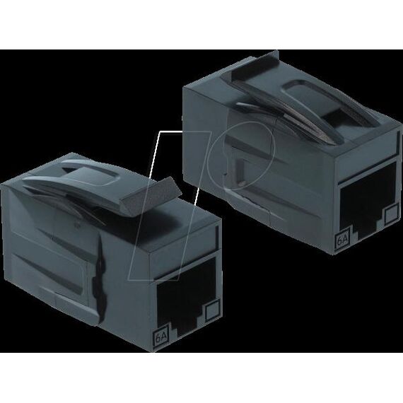Delock Keystone Module RJ45 jack &gt RJ45 jack Cat.6A - M | 86298