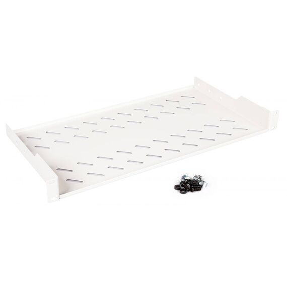 EQUIP FIXED SHELF 19', 1U, 400MM, GREY 1U EZFS19140G