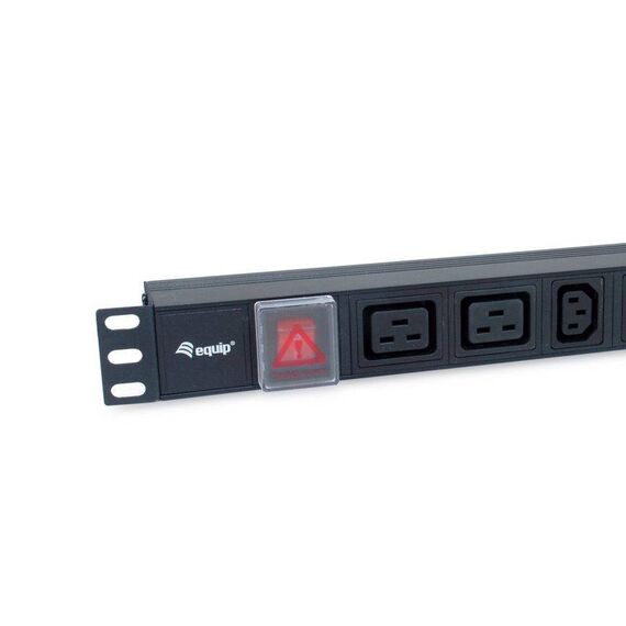 Equip 8-Outlet, 6 x IEC-C13  2X IEC-C19 Power Distribution Unit
