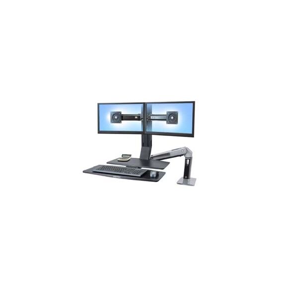 Ergotron WorkFit-A Dual Workstation With Worksurface | 24-316-026