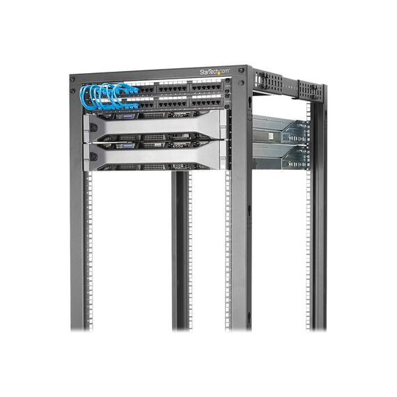StarTech.com 15U 19" Open Frame Server Rack, 4 Pos | 4POSTRACK15U
