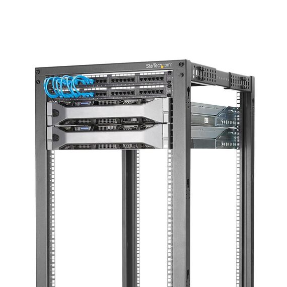 StarTech.com 15U 19" Open Frame Server Rack, 4 Pos | 4POSTRACK15U
