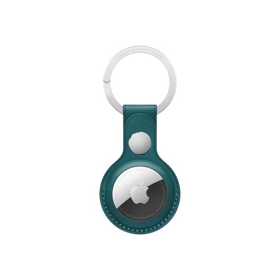 Apple Case for airtag stainless steel, leather forest MM073ZMA