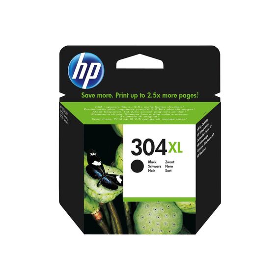 HP 304XL High Yield black original ink cartridge for N9K08AE