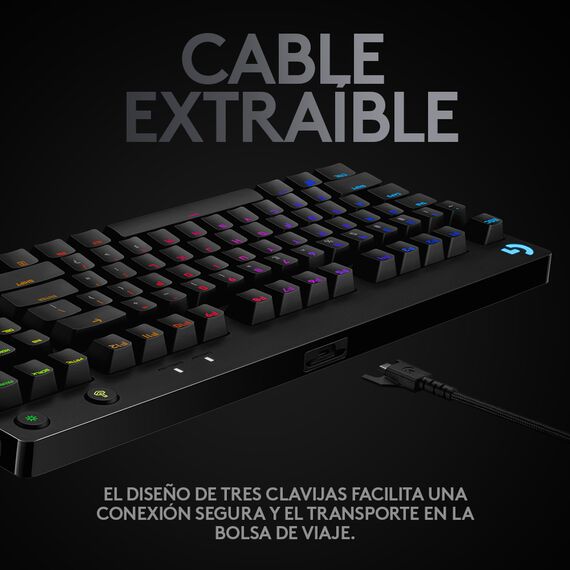 Logitech G PRO - Keyboard - backlit - USB - QWERTY - | 920-010593