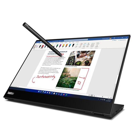 Lenovo ThinkVision M14t Gen 2 - LED monitor - 14" -  | 63FDUAT6WL