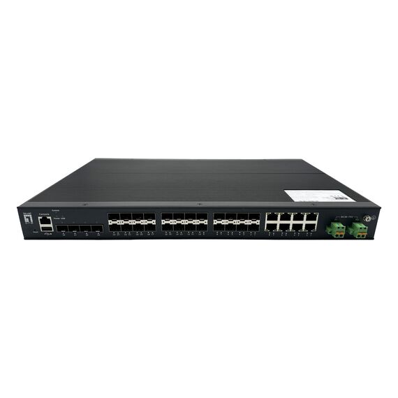 LevelOne 28-Port L2 Plus Managed Gigabit Fiber Industr | IGU-2872