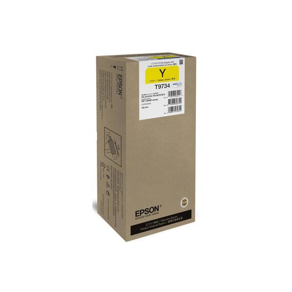 Epson T9734 192.4 ml XL size yellow original ink C13T97340N