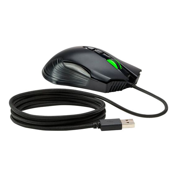 HP X220 Backlit Gaming Mouse optical 7 buttons wired 8DX48AA