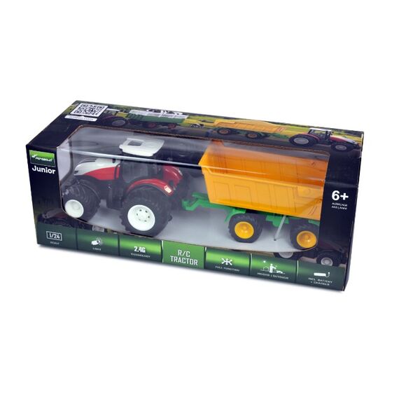 Amewi Toy Traktor mit Kippanhänger / Tractor / 1 24 / Ele | 22600