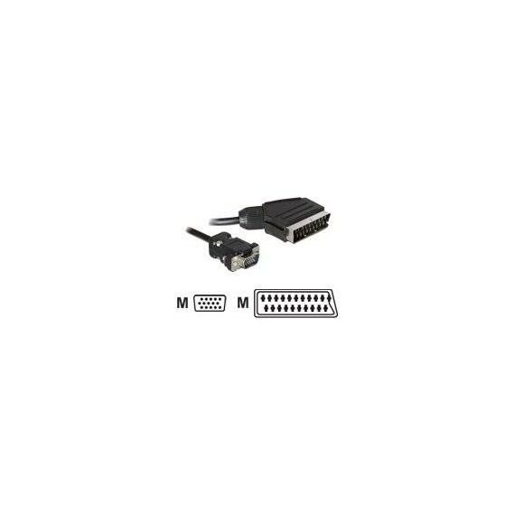 Delock Video cable VGA HD15 (VGA) male to SCART male 2 65028