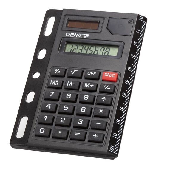 Genie 325 Pocket Basic 8 digits 1 lines BatterySolar 10250