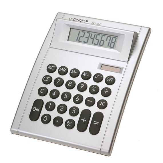 Genie 50 DC Desktop Display 8 digits 1 lines BatterySolar 10932