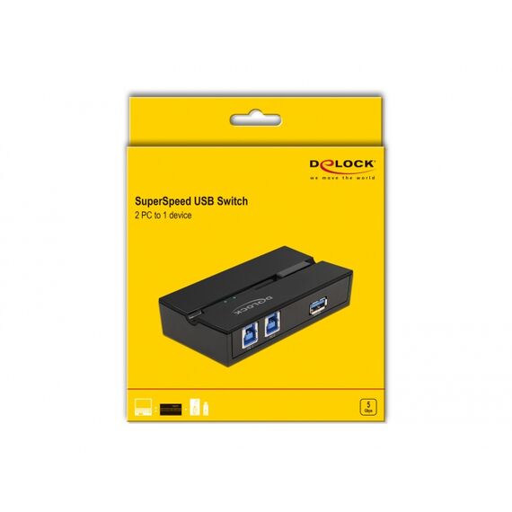 Delock - USB peripheral sharing switch - 2 x USB 3.1 Gen  | 11495