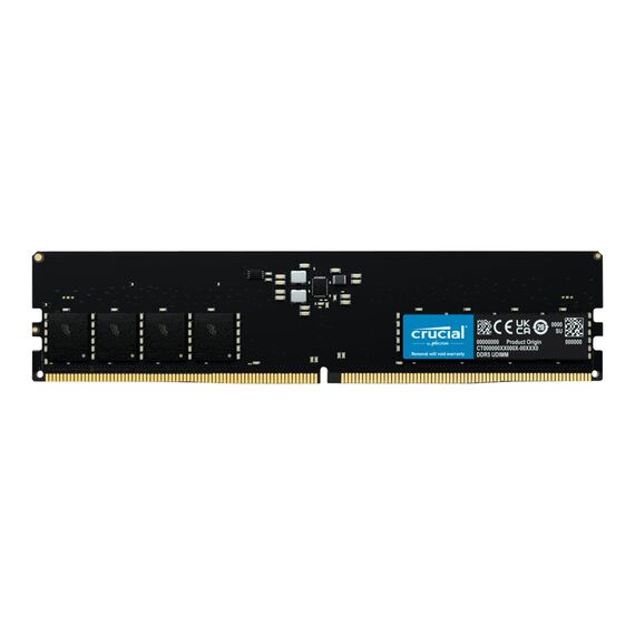 Crucial - DDR5 - module - 16 GB - DIMM 288-pin -  | CT16G56C46U5T