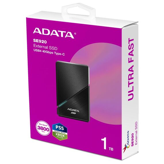 ADATA SE920 - SSD - 1 TB - external (portable) - US | SE920-1TCBK