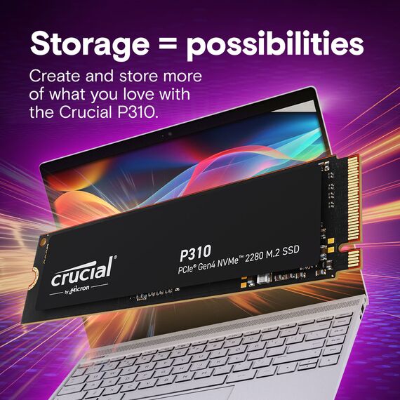 Crucial P310 - SSD - 1 TB - internal - M.2 2280  | CT1000P310SSD8
