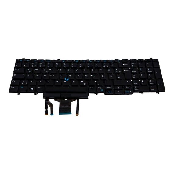 Origin Storage Keyboard backlit German for Dell KB00XK1