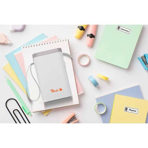 Peach label printer white space-saving and cordless PE110bl