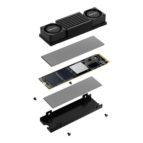 PNY CS3150 - SSD - encrypted - 2 TB - inter | M280CS3150HS-2TB-RB