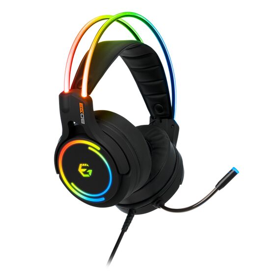 EgoGear SHS50-PC-W-RGB / Headset / Wired / Gaming / 2 m / Black