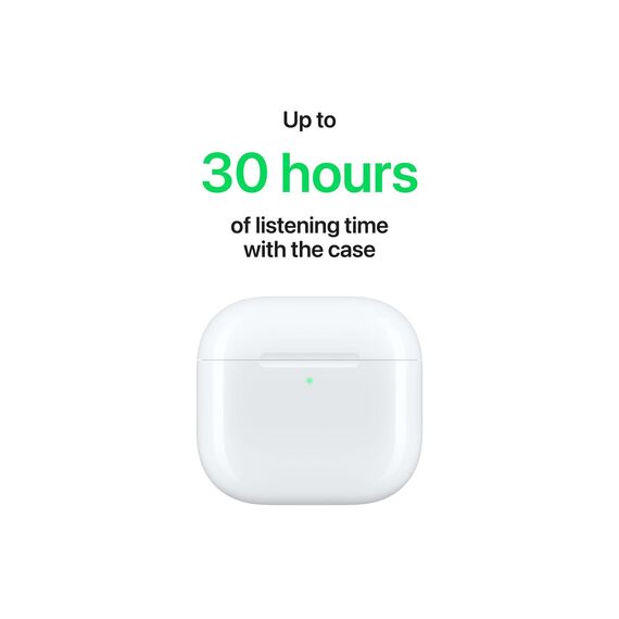 Apple AirPods 4 - True wireless earphones with mic -  | MXP63ZM/A