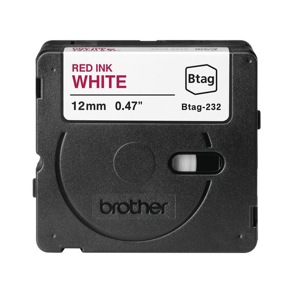 Brother BTAG-232 / Red on white / Brother / P-touch PT- | BTAG232