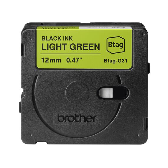 Brother BTAG-G31 / Black on green / Brother / P-touch P | BTAGG31