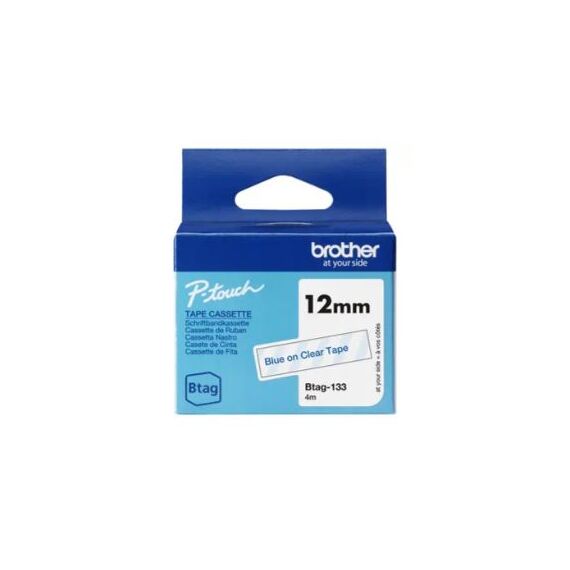 Brother BTAG-133 / Blue on transparent / Brother / P-to | BTAG133