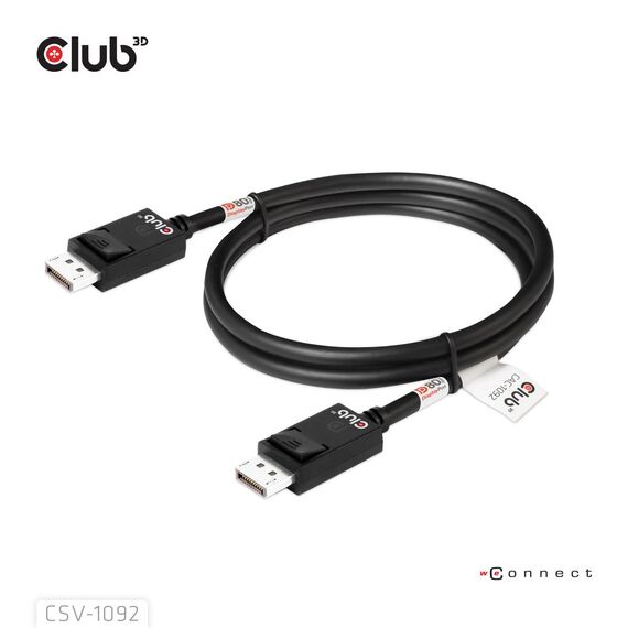 CLUB3D DisplayPort™ 2.1 Bi-Directional VESA DP80 Certi | CAC-1092