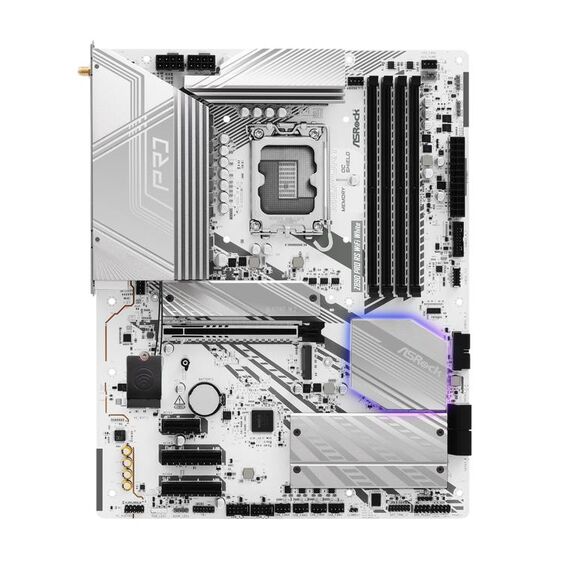 ASRock Z890 Pro RS WiFi White Intel DDR5 S1851 | 90-MXBQC0-A0UAYZ