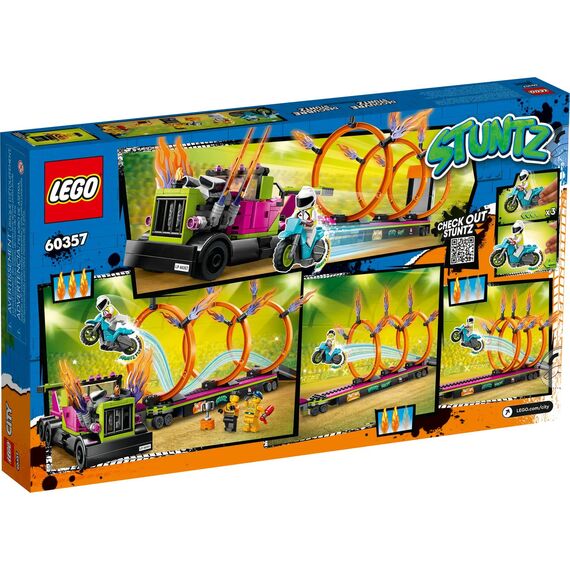 LEGO City Stunt Truck  Ring of Fire Challenge | 60357