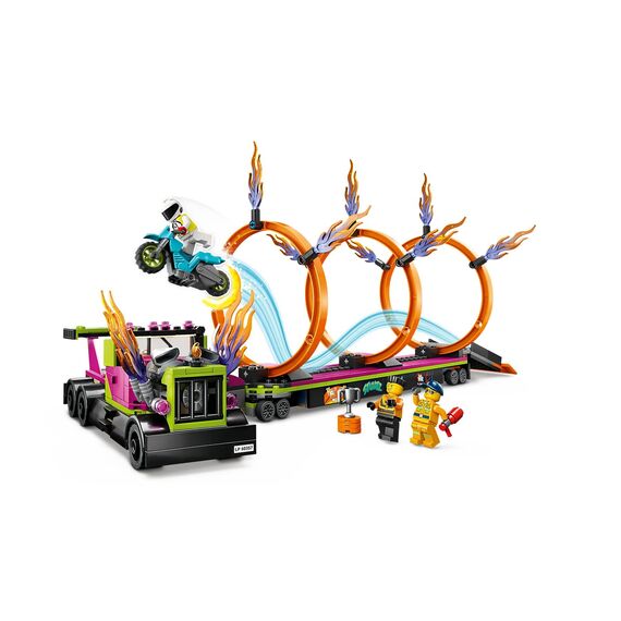 LEGO City Stunt Truck  Ring of Fire Challenge | 60357